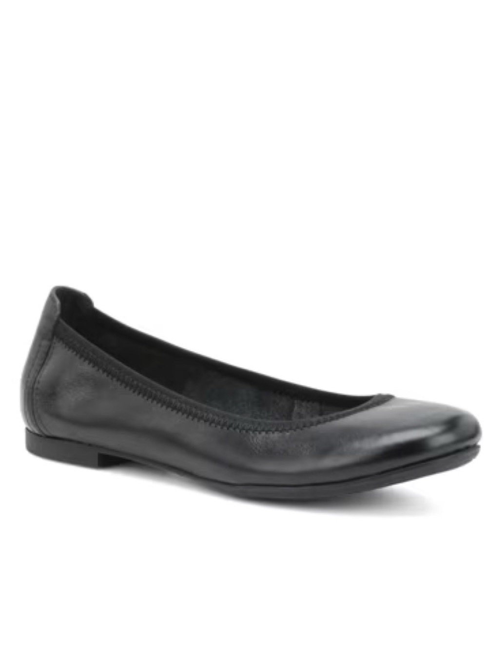 Born Black Leather Ballet Flats